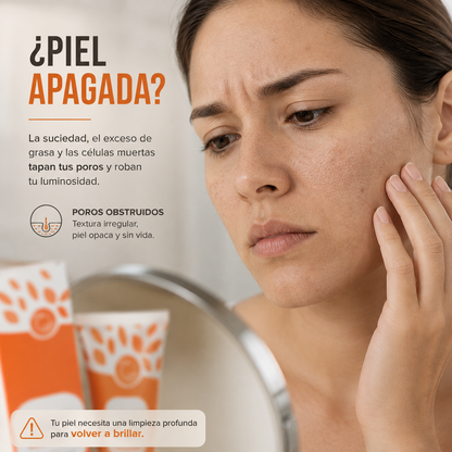 🍊 ORANGE GLOW GEL EXFOLIANTE™ | Limpieza Profunda, Piel Radiante y Suave ✨