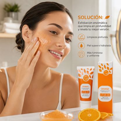 🍊 ORANGE GLOW GEL EXFOLIANTE™ | Limpieza Profunda, Piel Radiante y Suave ✨