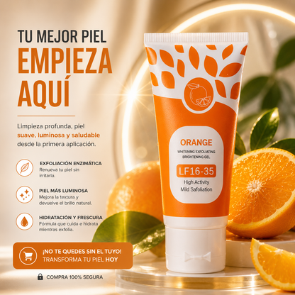 🍊 ORANGE GLOW GEL EXFOLIANTE™ | Limpieza Profunda, Piel Radiante y Suave ✨