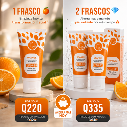 🍊 ORANGE GLOW GEL EXFOLIANTE™ | Limpieza Profunda, Piel Radiante y Suave ✨