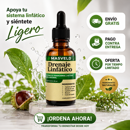 ✨ DRENA LYMPH DETOX™ | Gotas para Drenaje Linfático y Apoyo Inmunológico 💚