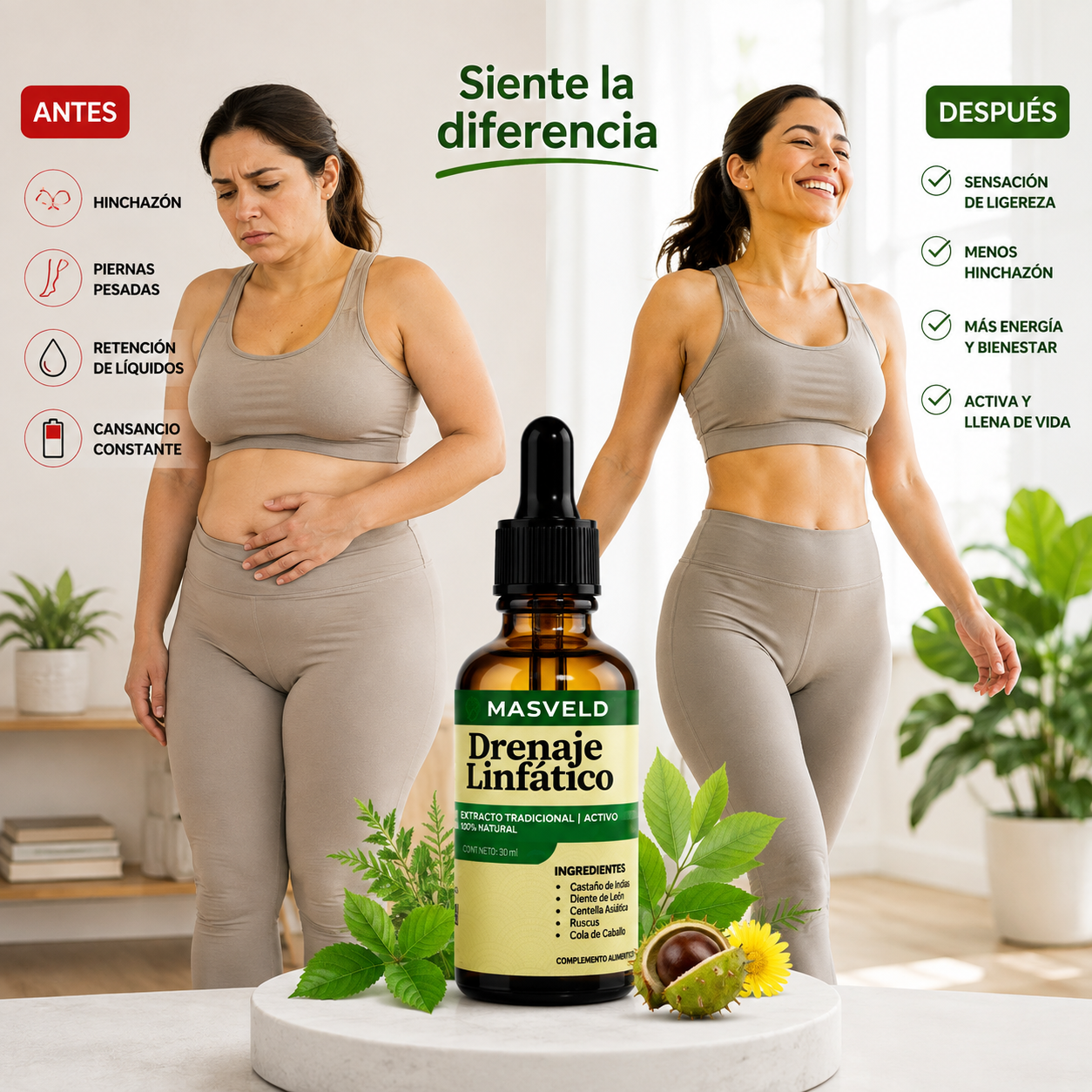 ✨ DRENA LYMPH DETOX™ | Gotas para Drenaje Linfático y Apoyo Inmunológico 💚