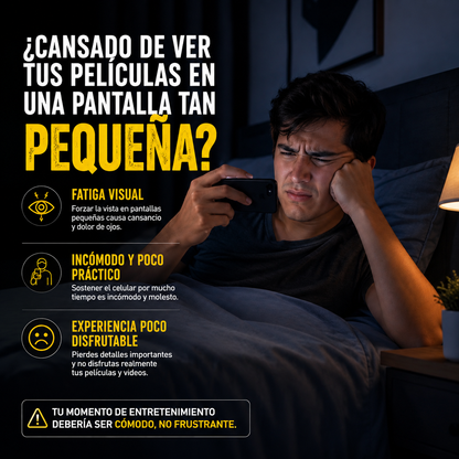 AMPLIFICADOR DE PANTALLA PARA CELULAR 📱🎬 – DISFRUTA TUS VIDEOS EN GRANDE 🔥