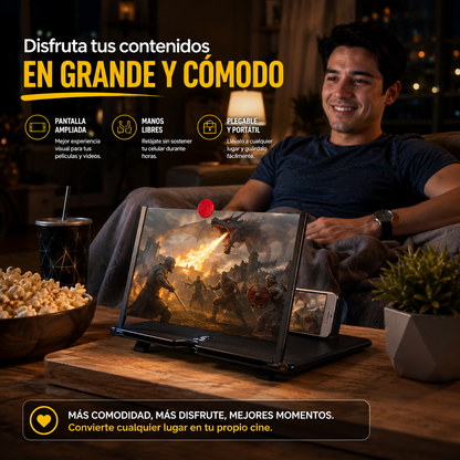 AMPLIFICADOR DE PANTALLA PARA CELULAR 📱🎬 – DISFRUTA TUS VIDEOS EN GRANDE 🔥