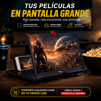 AMPLIFICADOR DE PANTALLA PARA CELULAR 📱🎬 – DISFRUTA TUS VIDEOS EN GRANDE 🔥